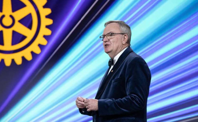 President van Rotary International: Gordon McInally komt praten over Mentale gezondheid